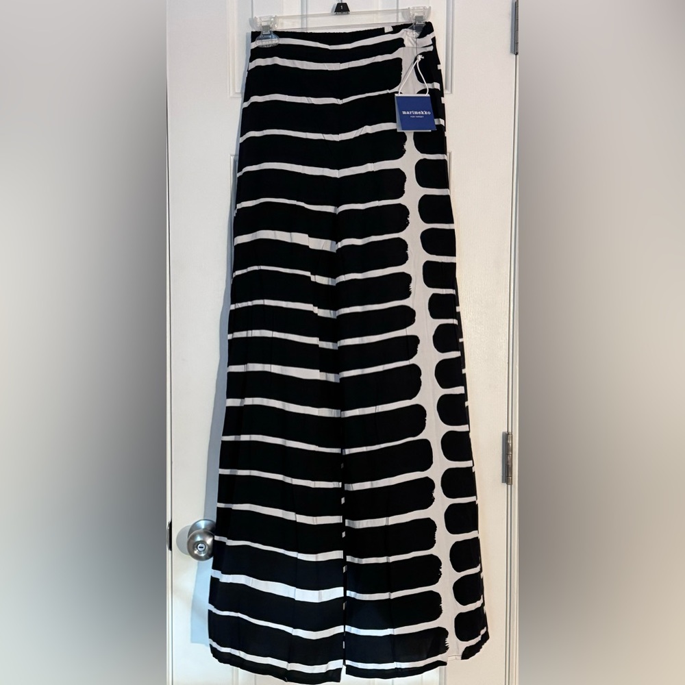 NEW! Marimekko Black & White Striped
Palazzo Pants, Wide Legs Size XS - Picture 4 of 12